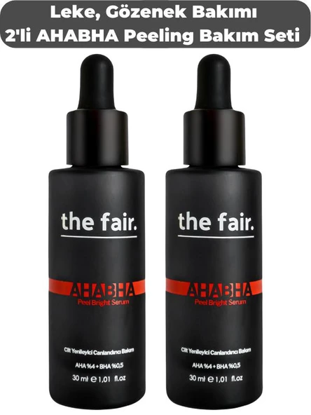 the fair. Leke, Gözenek Bakımı 2'li AHABHA Peeling Bakım Seti ürün görseli 1