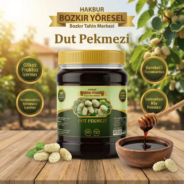 Bozkır Tahin Merkezi  Dut Pekmezi 950 gr (doğal&katkısız) ürün görseli 1