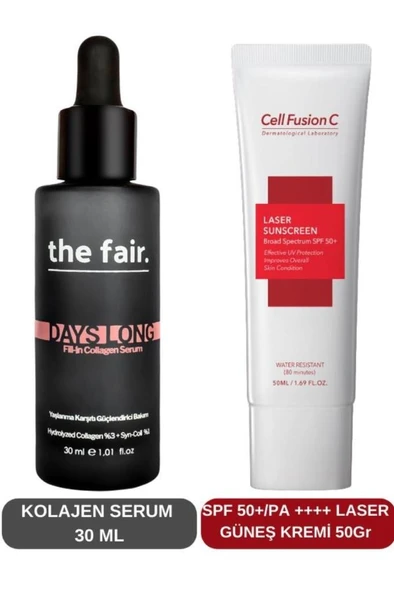 the fair.  Kolajen Serum Ve  Güneş Kremi Set ürün görseli 1
