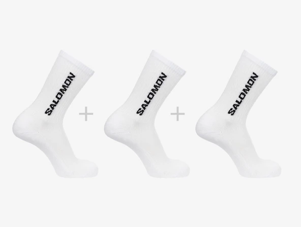 Salomon Everyday Crew 3 Pack 3 Parça-Adet  Unisex Çorap - Resim 2