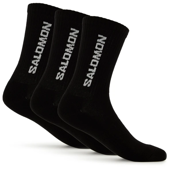Salomon Everyday Crew 3 Pack 3 Parça-Adet  Unisex Çorap - Resim 7