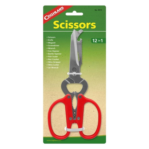 Coghlans Scissors 12 fonksiyonlu Makas Code 9575 ürün görseli 1