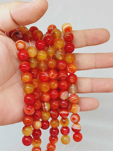 Akik Taşı Dizi 10mm (53090) ürün görseli 1