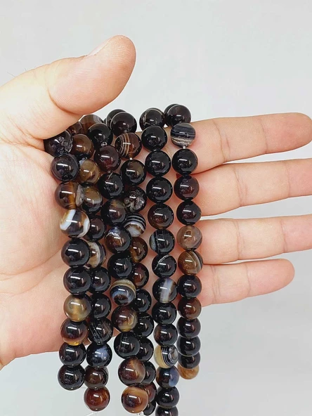 Akik Taşı Dizi 10mm (53092) ürün görseli 1