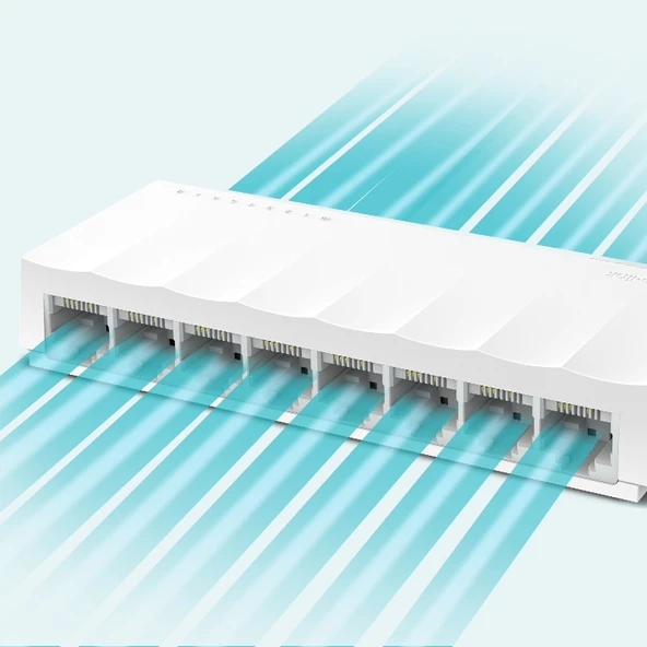 TP-LINK LS1008 8PORT 10/100 YÖNETİLEMEZ SWITCH - Resim 6