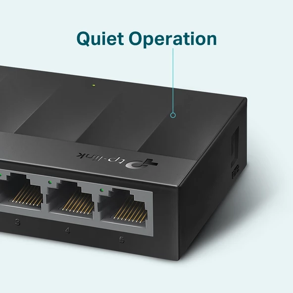 TP-LINK LS1005G 5PORT 10/100/1000 YÖNETİLEMEZ SWITCH - Resim 3