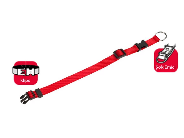 Karlie Boyun Tasma 45-65 cm Kırmızı ürün görseli 1