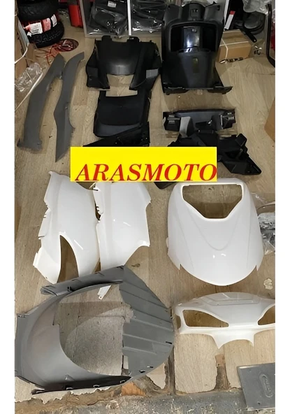 Rks Spontini 110 Grenaj Seti Kompe Kaporta Beyaz  Supermoto ürün görseli 1