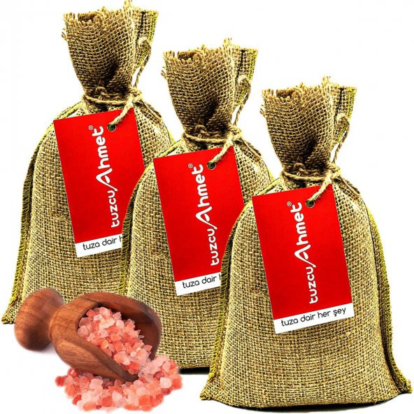 3 Adet 1 Kg İri Taneli Himalaya Kaya Tuzu ürün görseli 1