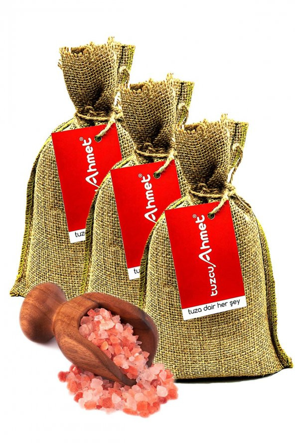 Tuzcu Ahmet 3 Adet 1 kg Orjinal Himalaya Tuzu İri Halde ürün görseli 1