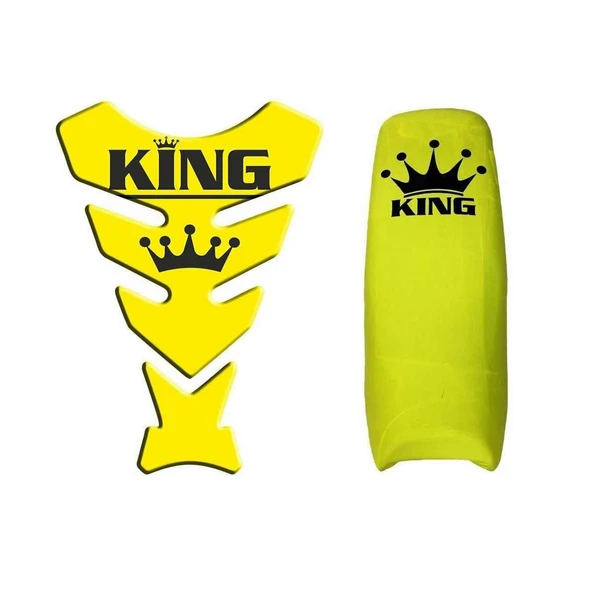 Cg Sarı Kink Kombini (Koltuk Kılıfı + Tank Pad) ürün görseli 1