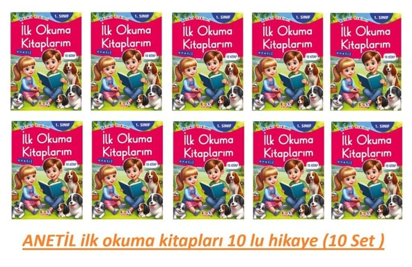 ANETİL İlk Okuma Kitapları 10 lu Hikaye Seti (10 Set ) ürün görseli 1