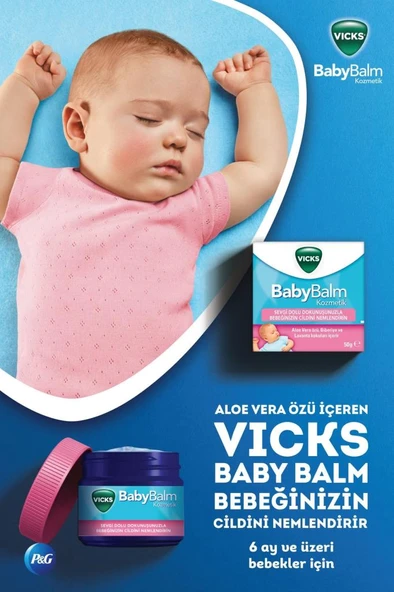 Vicks BabyBalm Nemlendirici 50 gr - Resim 5