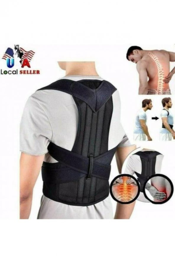Medikal Sırt Bel Korsesi Sırt Ağrısı Için Korse Balenli Duruş Bozukluğu Korse Sırt Destek Korsesi ürün görseli 1
