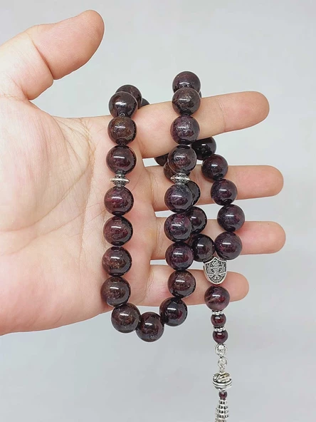 Lal (Garnet – Granat) Taşı 33lük Tesbih 12mm (53038) ürün görseli 1