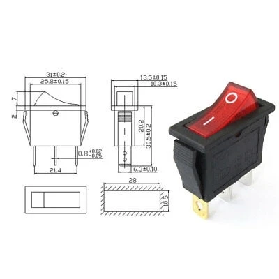 ENDER Tekli Işıklı Anahtar Soba Anahtarı - Resim 4