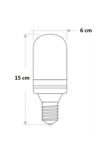 CATA E-27 5w Alev Efektli Led Ampul (Amber) - Resim 3