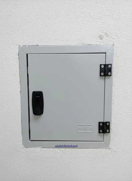 MERT 1001 Sıva Altı 1 Monofaze Sayaçlı 8 Otomatlı Pano IP20 (S. A. Tek Sayaçlı Pano) ürün görseli 1