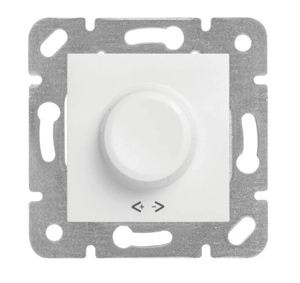 VİKO Karre / Meridian BEYAZ Rotatif Dimmer RL600w (Çerçevesiz) ürün görseli 1