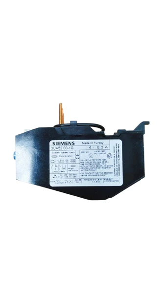 SİEMENS 3UA52 4-6,3A TERMİK RÖLE - Resim 5