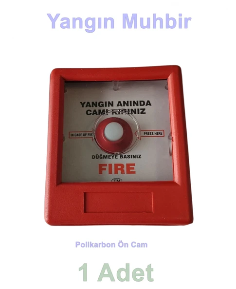 ENDER Kare Yangın İkaz Alarm Butonu Muhbir ürün görseli 1