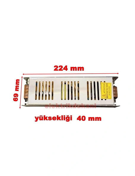 CATA 12V 17A ŞERİT LED ADAPTÖRÜ 17 A POWER 200W - Resim 2