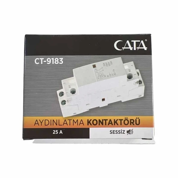 CATA 1X25A SESSİZ MONOFAZE KONTAKTÖR - Resim 2