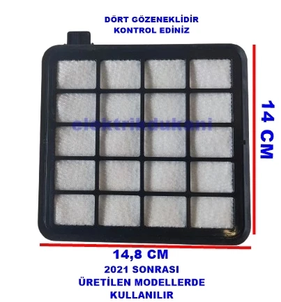 ARNİCA Pika - Mila Modellerine Uygun Hazne Motor Filtresi + Sünger (5 Katmanlı Motor Koruma Filitres Orjinal Ürün) ürün görseli 1