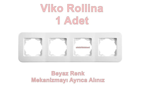 VİKO ROLLİNA BEYAZ DÖRTLÜ ÇERÇEVE ürün görseli 1