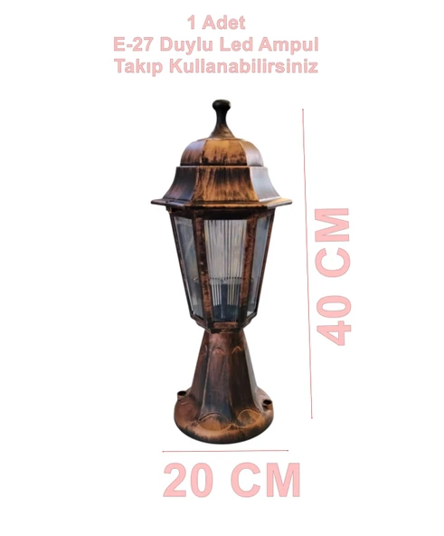 ZERPA ALTIGEN SET ÜSTÜ ARMATÜR BAKIR ESKİTME - Resim 2