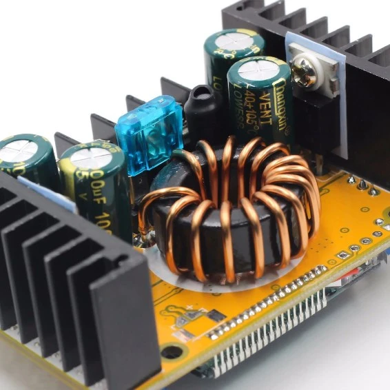 Dc-Dc Converter LCD Ekran Voltaj Akım Göstergeli 10-32V -> 11-60V - Resim 5