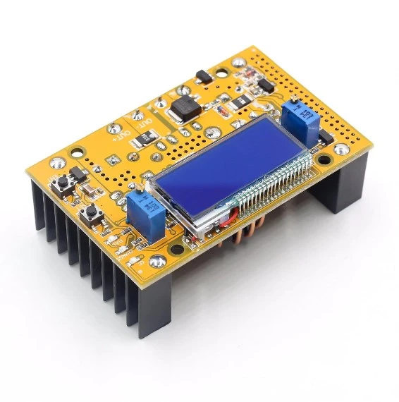 Dc-Dc Converter LCD Ekran Voltaj Akım Göstergeli 10-32V -> 11-60V - Resim 6