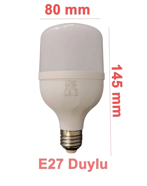VİTO 20W TORCH LED AMPUL BEYAZ E-27 6400K - Resim 3