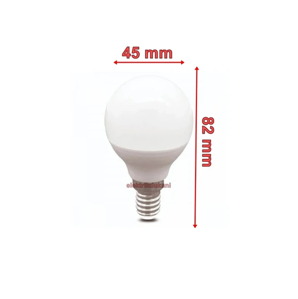 VİTO 6,5W TOP LED AMPUL BEYAZ E-14 6400K - Resim 2