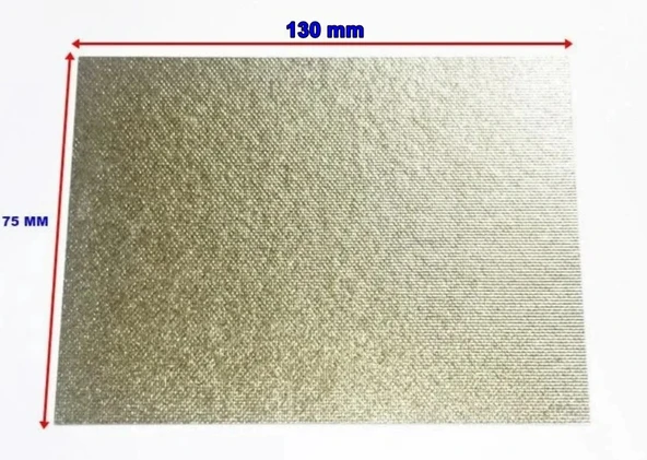 Mikrodalga Fırın Amyantı Plaka 130mm X 78mm (13x7.8cm) ürün görseli 1