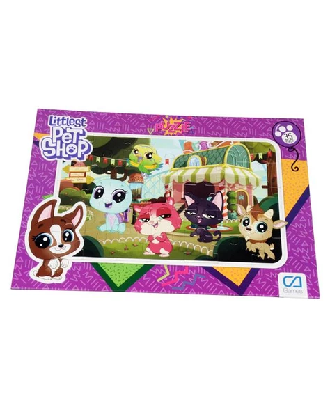 Littlest Pet Shop 35 Parça Frame Puzzle 5018 - Resim 2