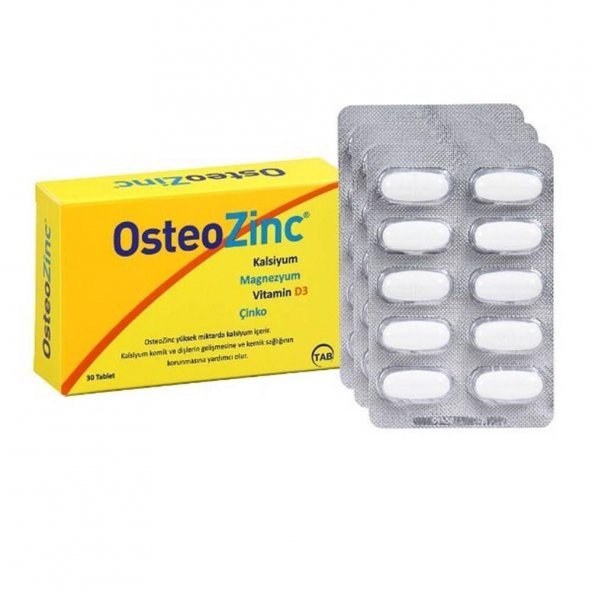 OsteoZinc 30 Tablet 8680133000157 ürün görseli 1