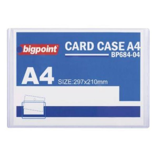 BIGPOINT TABELA POSETI PVC A4 (BP684-04) ürün görseli 1
