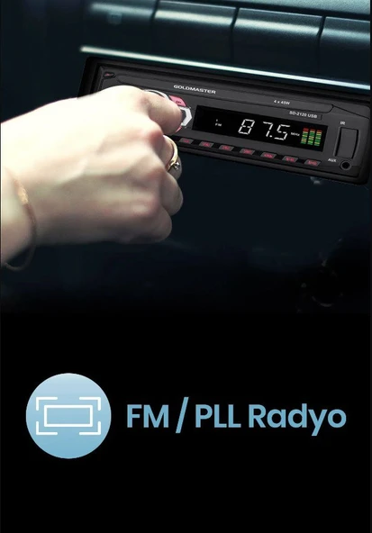 GOLDMASTER SD-2120 USB Oto Teyp - Resim 6
