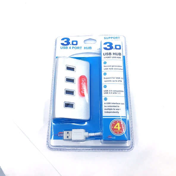 FRISBY FA-7660US USB 3.0 4 Port Hub - Resim 10