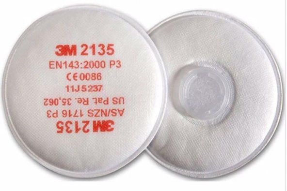 3M 2135 P3 Filtre- Üstün Koruma 3M 6000-7000 Serisi Maske Uyumlu ürün görseli 1