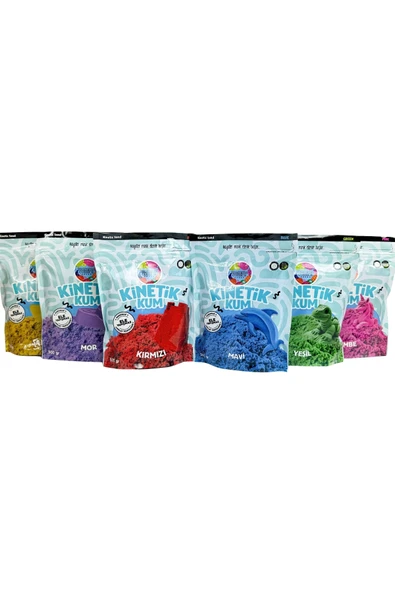 Mammacomica Dough Kinetik Kum 6 lı Set - 6 X 500 gr ürün görseli 1