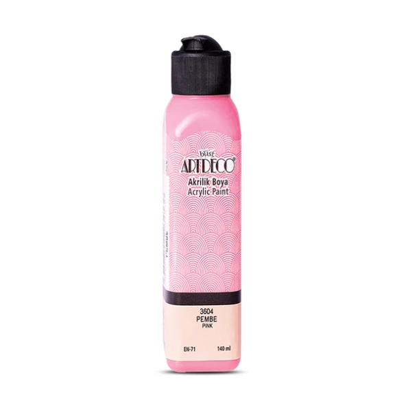 Artdeco Akrilik Boya 140 ML Pembe 070R-3604 ürün görseli 1