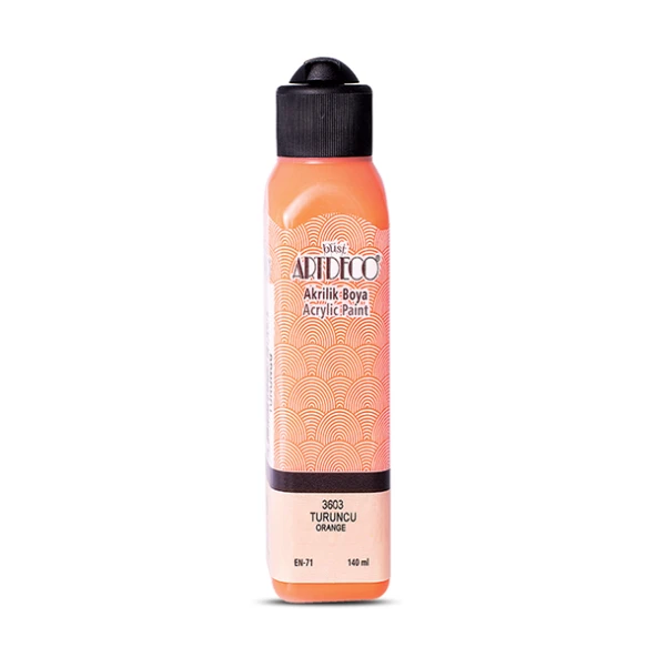 Artdeco Akrilik Boya 140 ML Turuncu 070R-3603 ürün görseli 1