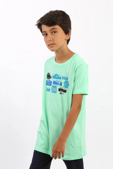 Routefield RFKTIMER23 Timer Kids Erkek Çocuk Tişört - Resim 2
