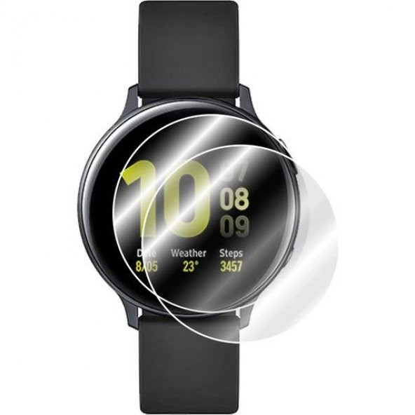ECR Samsung Watch Active 2 Aliminyum(44MM) Gerçek Kırılmayan Ekran Koruyucu (2 Adet) ürün görseli 1