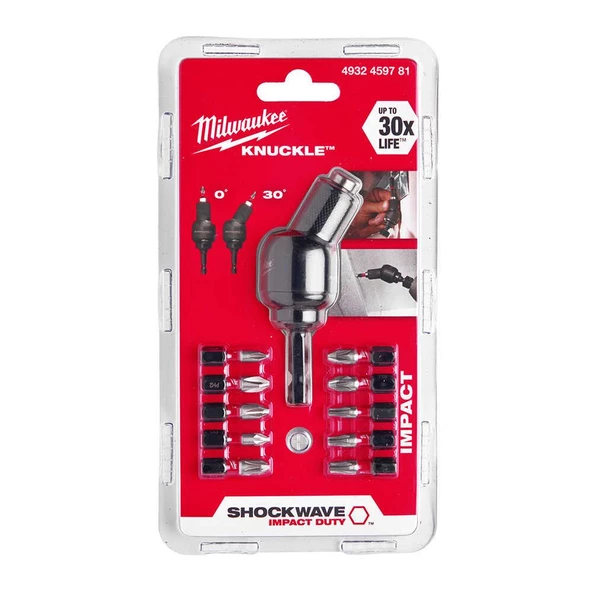 Milwaukee Knuckle Bits Uç Seti 10 Parça ürün görseli 1
