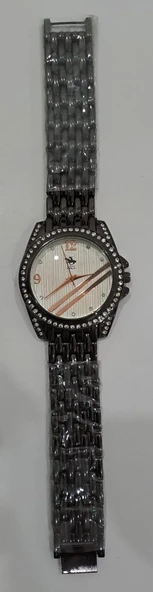 POLO METAL KORDON BAYAN KOL SAATİ ( ÇAP : 38 mm ) ürün görseli 1