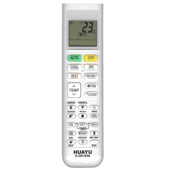 Huayu K-DK1856 Daikin Tüm Modeller Akıllı Universal Klima Kumandası ürün görseli 1