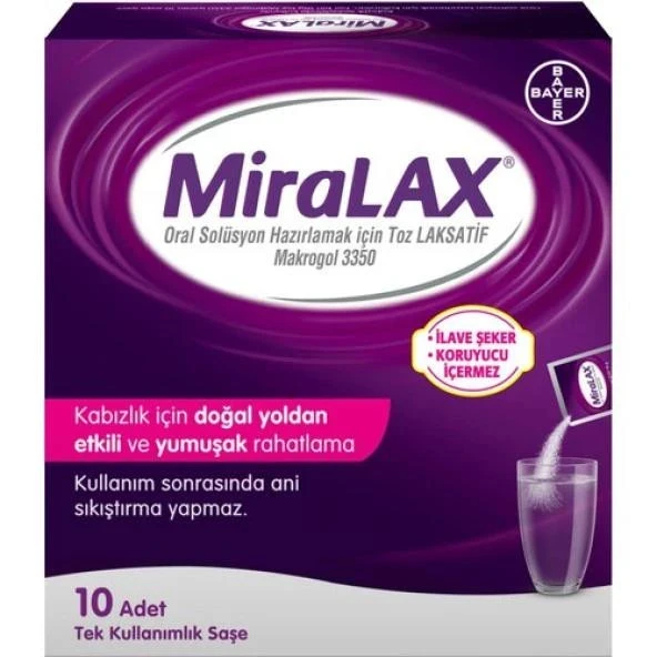 Miralax 10 Saşe ürün görseli 1